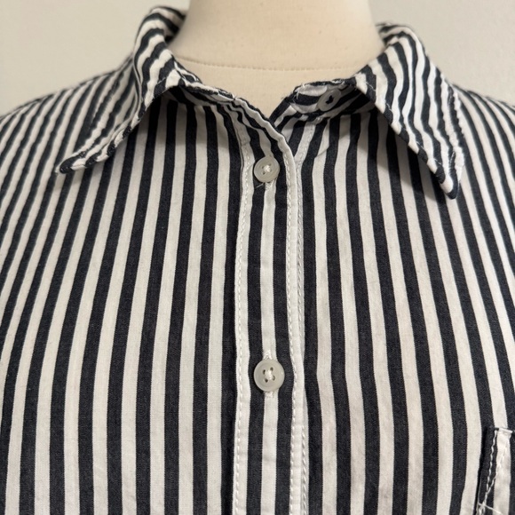Maeve Anthropologie Bennet Striped Shirt - Picture 6 of 11